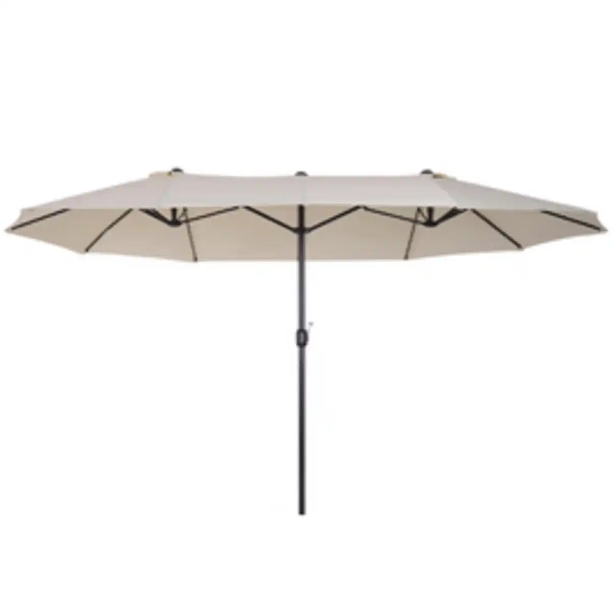 Bild 1 von Outsunny Sonnenschirm, Höhe: 240 cm, beige