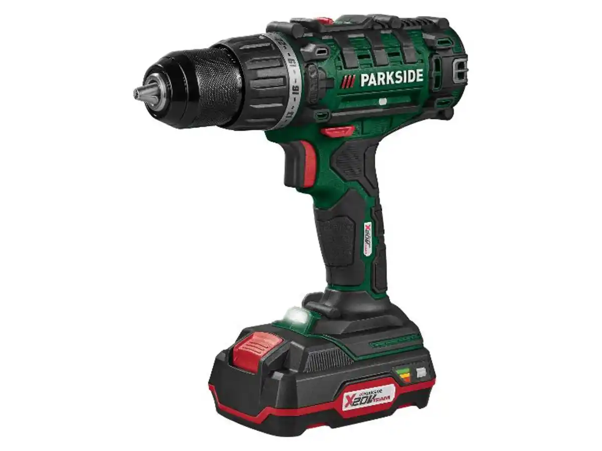 Bild 1 von PARKSIDE® 20 V Akku-Bohrschrauber »PABS 20-Li G8«, mit Akku – mit Ladegerät