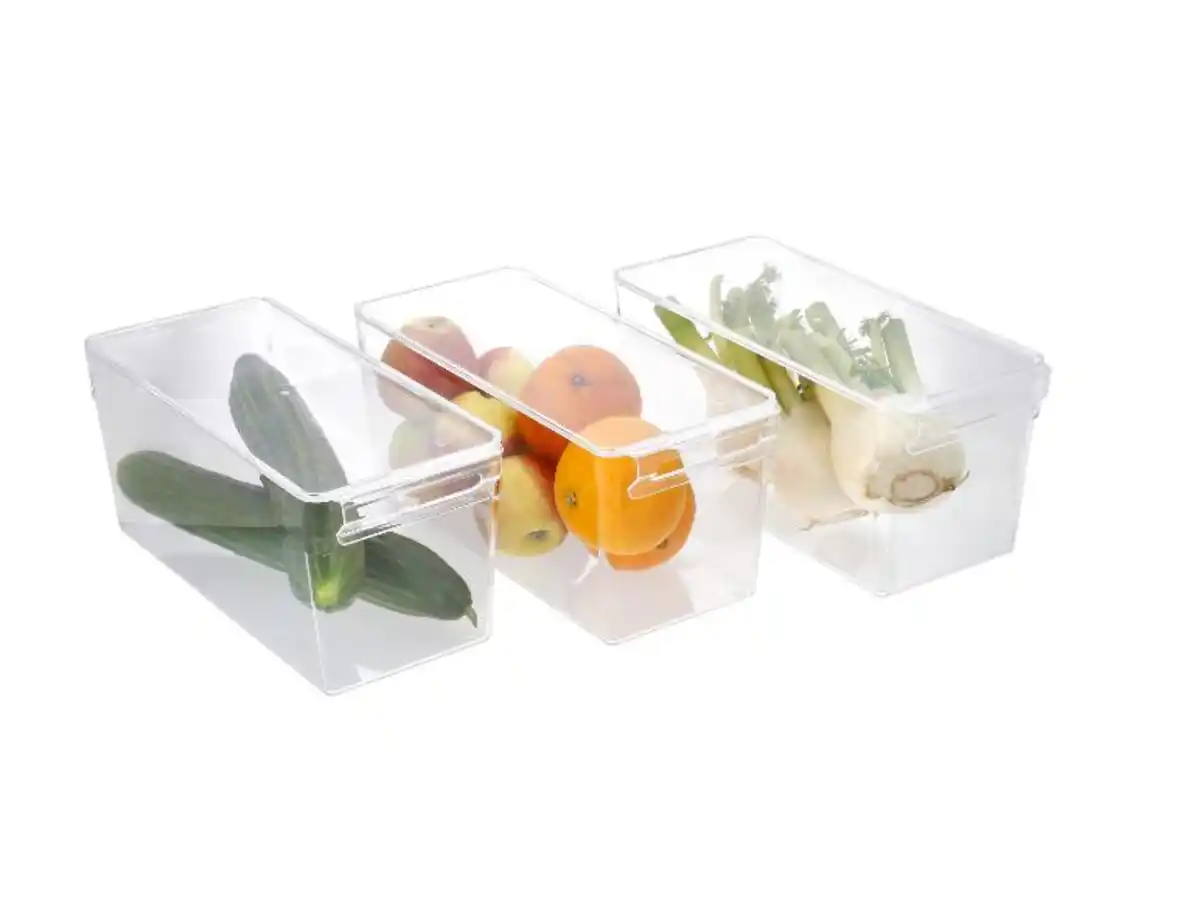 Bild 1 von SILVERCREST® Kühlschrank Organizer mit Deckel, 3er Set