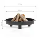 Bild 2 von CookKing Feuerschale »Tunis 60«, BxHxT: 70 x 20 x 70 cm, schwarz
