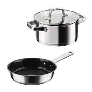 CROFTON Topf / Bratpfanne, Topf: Ø: ca. 20 cm, Pfanne: Ø: je ca. 28 cm