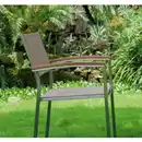 Bild 2 von acamp® Stapelsessel »SKYE«, edelstahl teak sand