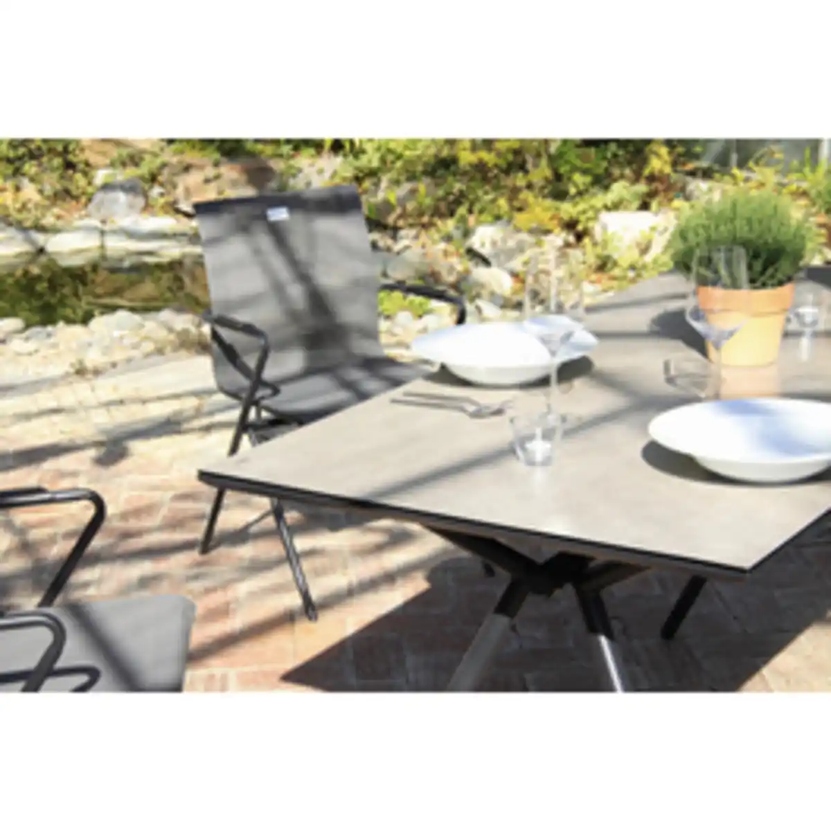 Bild 4 von acamp® Loungemöbel-Gruppe »ALPHA«, anthrazit nero