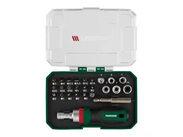 Bild 2 von PARKSIDE® Ratschen-Bit- und Steckschlüssel-Set / Bit-Set / Ratschen-Schraubendreher-Bit- und Steckschlüssel-Set