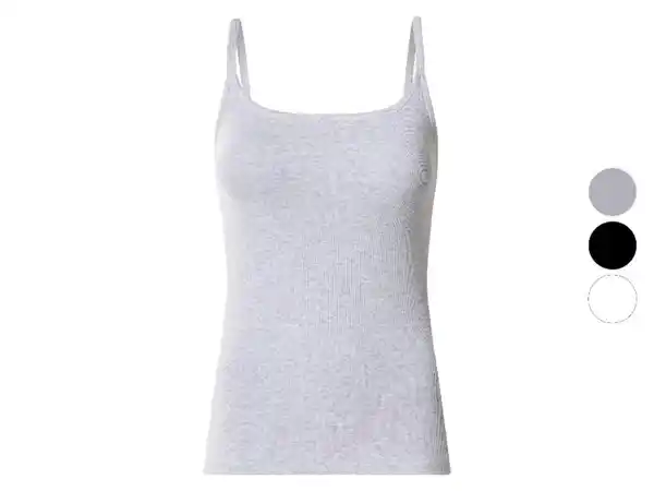 Bild 3 von ESMARA® Damen Geripptes Spaghettiträgerhemd