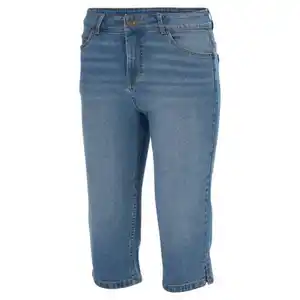 UP2FASHION WOMEN Damen Capri-Jeans, Mittelblau, 36