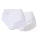 Bild 1 von UP2FASHION WOMEN Damen Komfort-Unterwäsche, Slip 2er-Pack, Weiß, S 36/38
