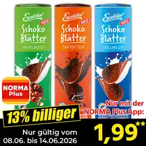 Excelsior Schoko Blätter