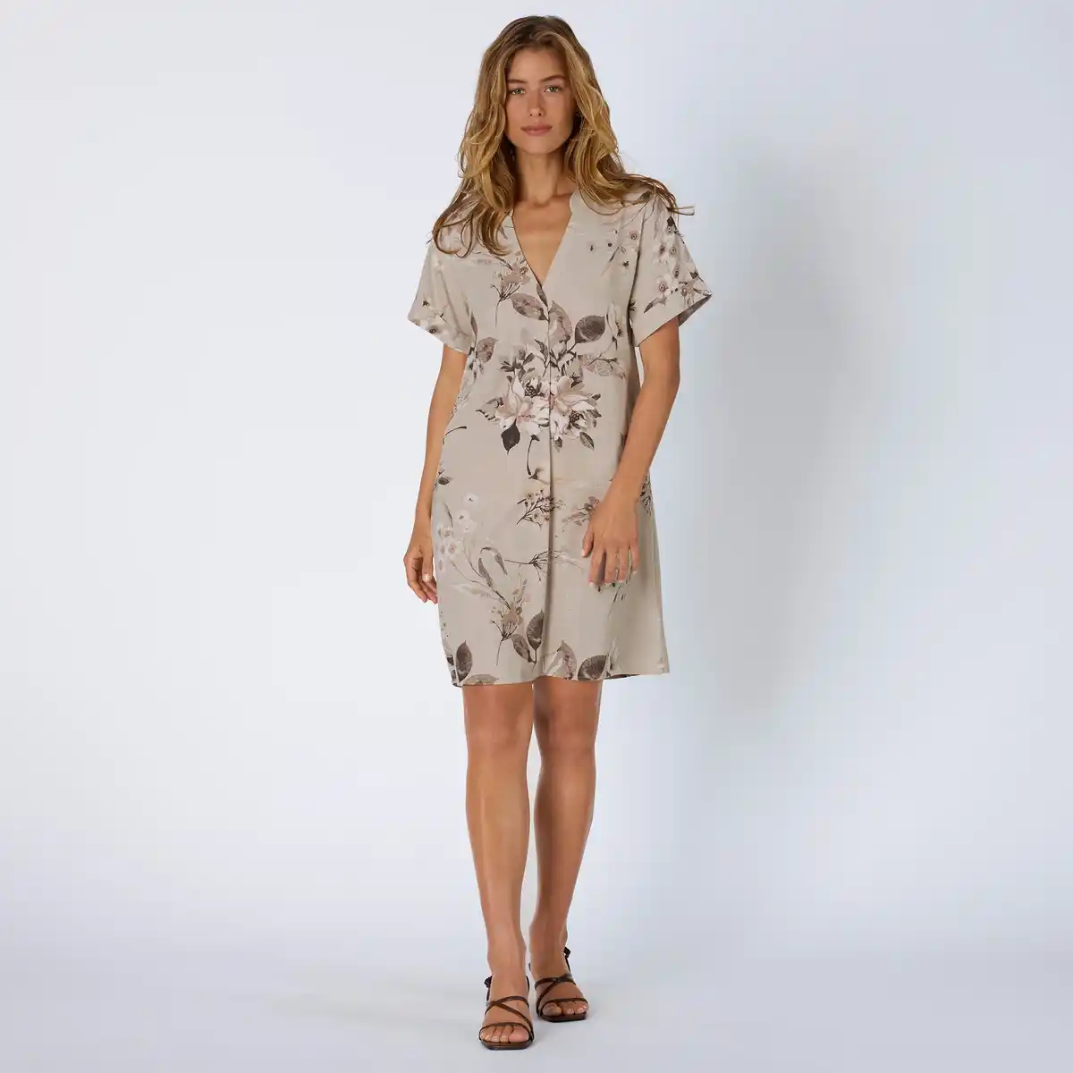Bild 1 von Damen-Bluse aus Viskose-Leinen-Mix