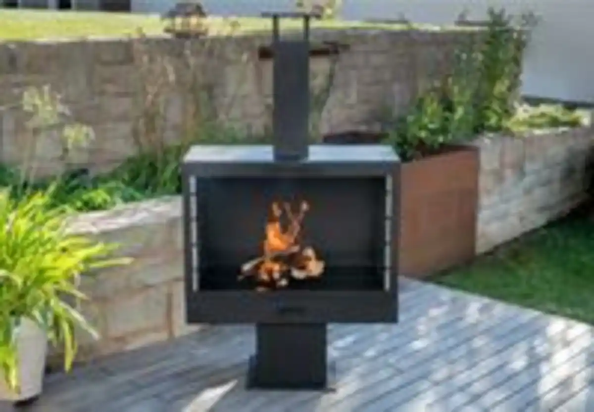 Bild 4 von Westmann Grill und Kaminofen schwarz