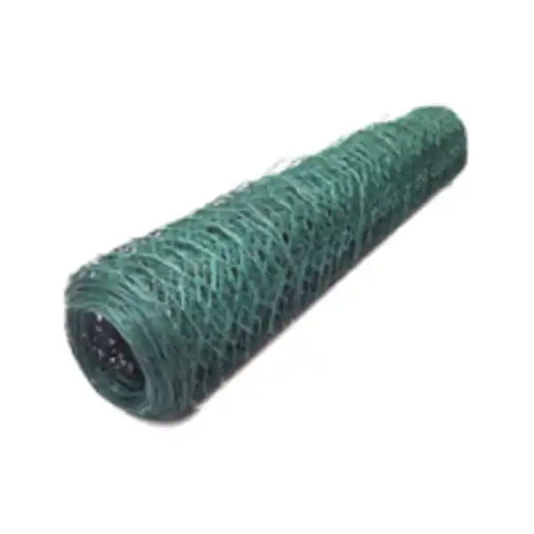 Bild 2 von 2er Set Drahtgitter PVC-ummantelt, HEXAGONAL ca. 5 x 0,5 m