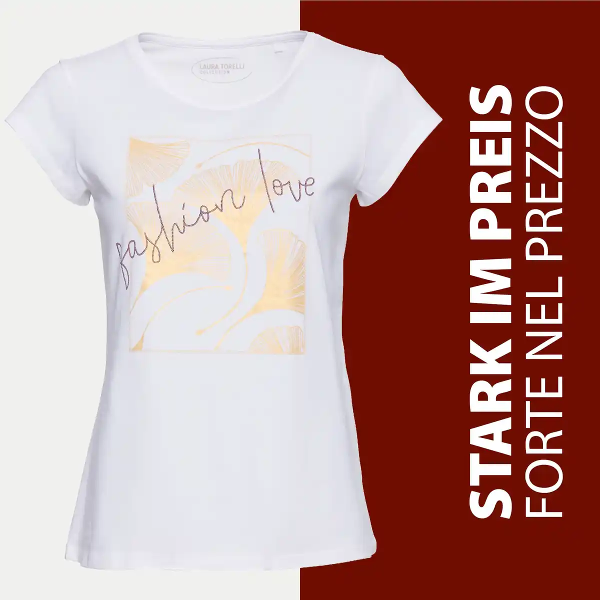 Bild 1 von Damen-T-Shirt mit Frontprint