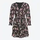 Bild 2 von Damen-Chiffon-Kleid mit Gürtel