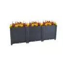 Bild 3 von Pflanzkasten aus Polypropylen, ca. 120 x 40 x 43 cm - Schwarz