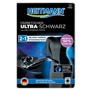 Heitmann Farbtücher Ultra-Schwarz