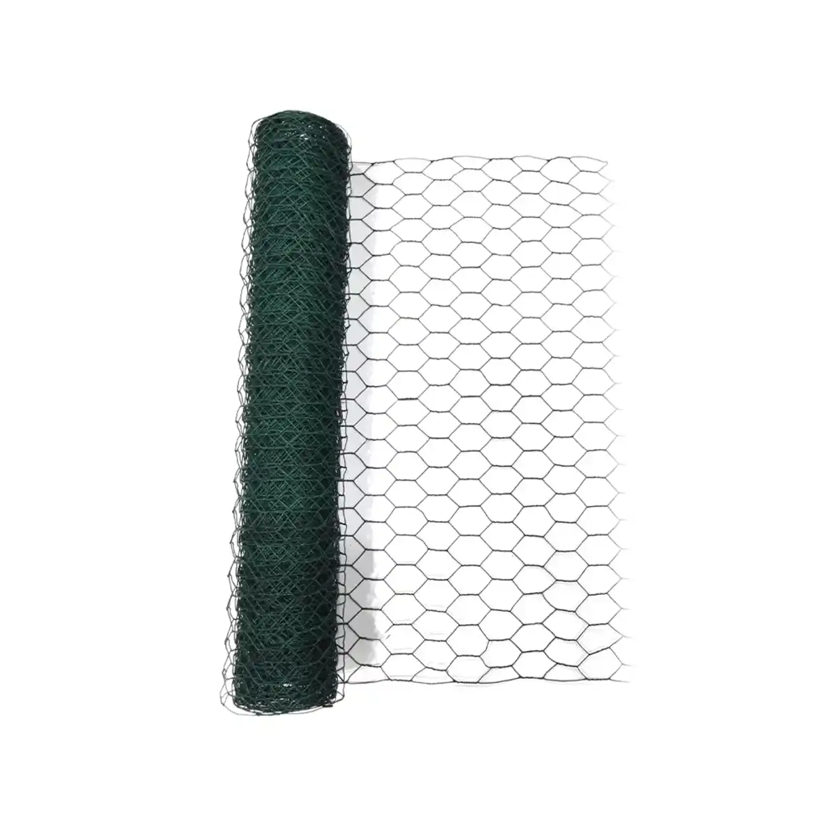 Bild 1 von 2er Set Drahtgitter PVC-ummantelt, HEXAGONAL ca. 5 x 0,5 m