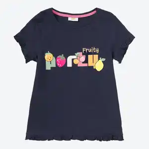 Kinder-Mädchen-T-Shirt mit Stickerei