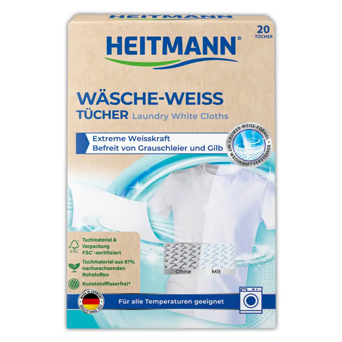 Bild 1 von Heitmann Wäsche-Weiss Tücher