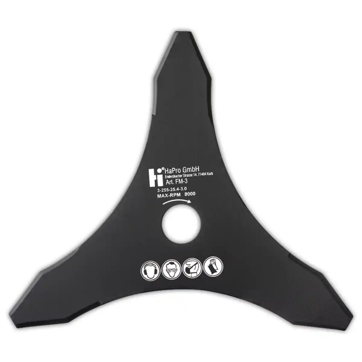 Bild 1 von Powertec Garden 3-Zahn-Freischneidmesser