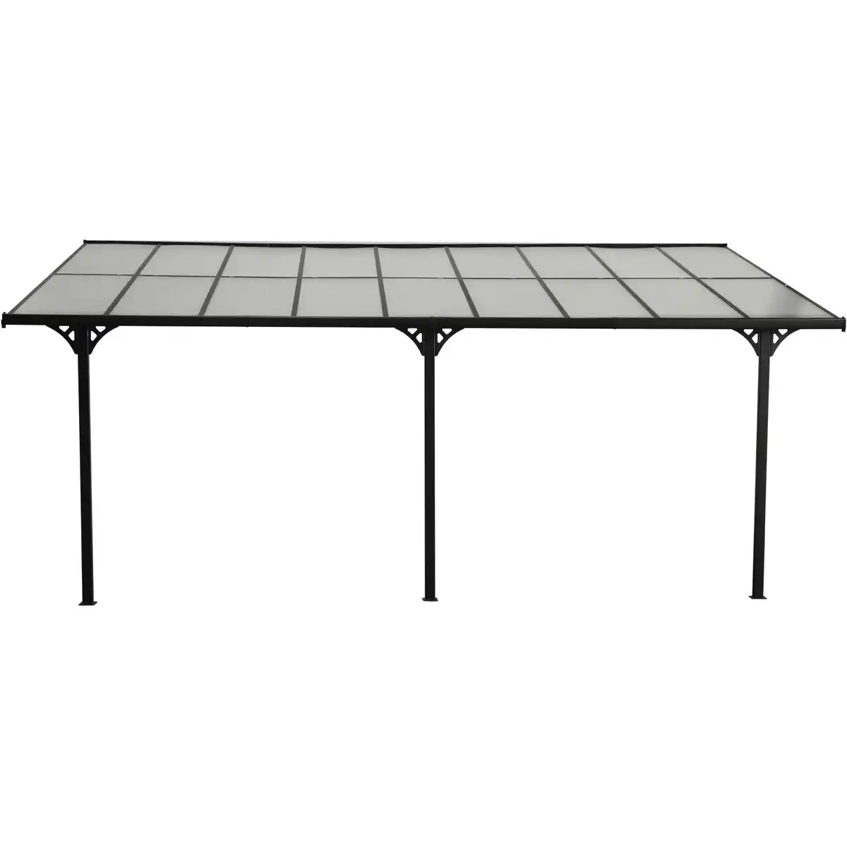 Bild 3 von Westmann Terrassendach Aluminium B x T: 556 cm x 300 cm Schwarz