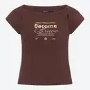 Bild 3 von Damen-T-Shirt mit Frontaufdruck