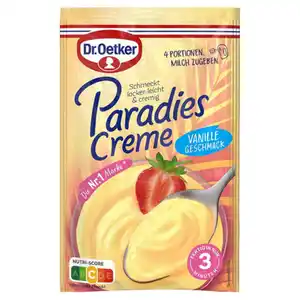 DR. OETKER Paradiescreme 60 g, Vanille