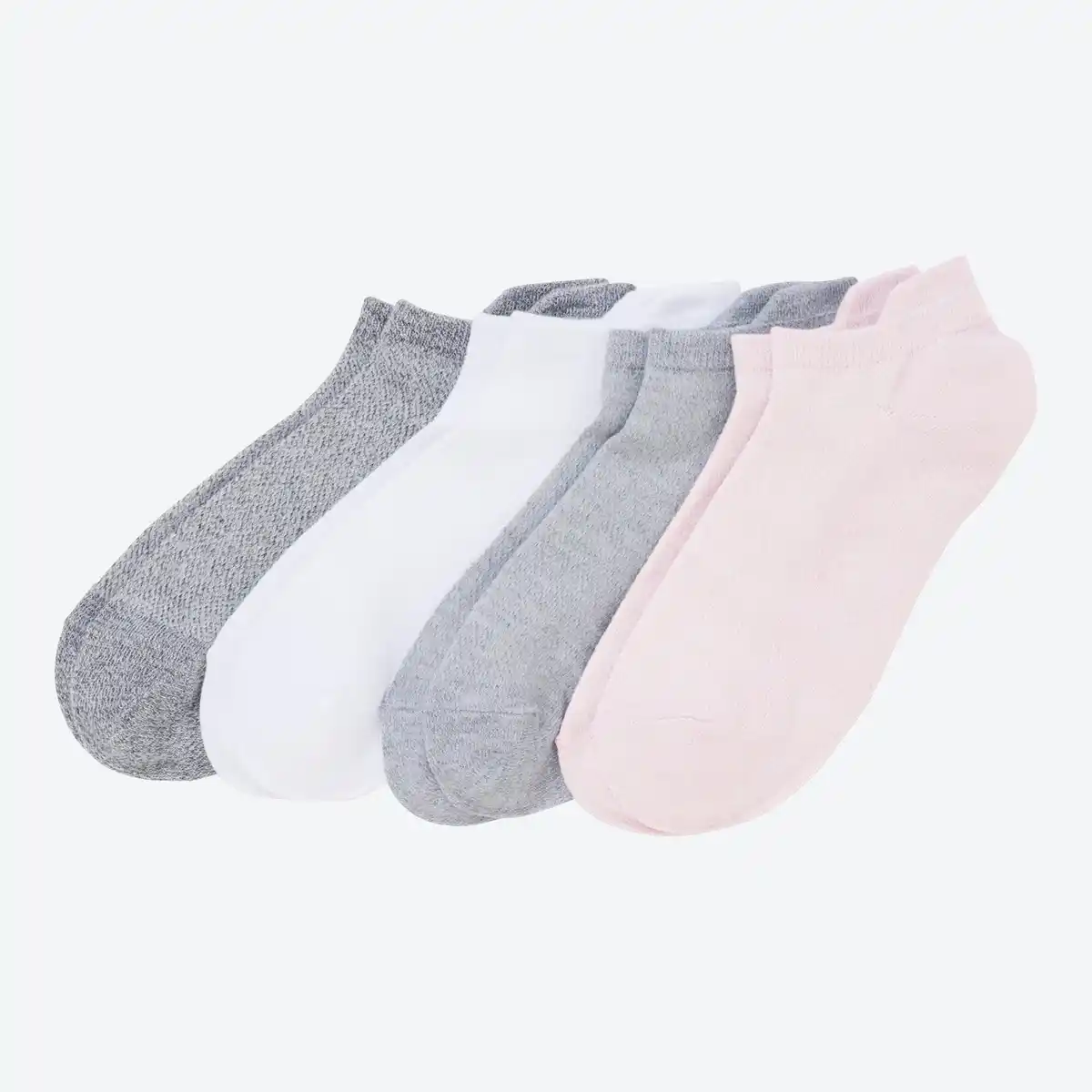 Bild 1 von Damen-Sport-Sneaker-Socken mit Belüftungsstruktur, 4er-Pack