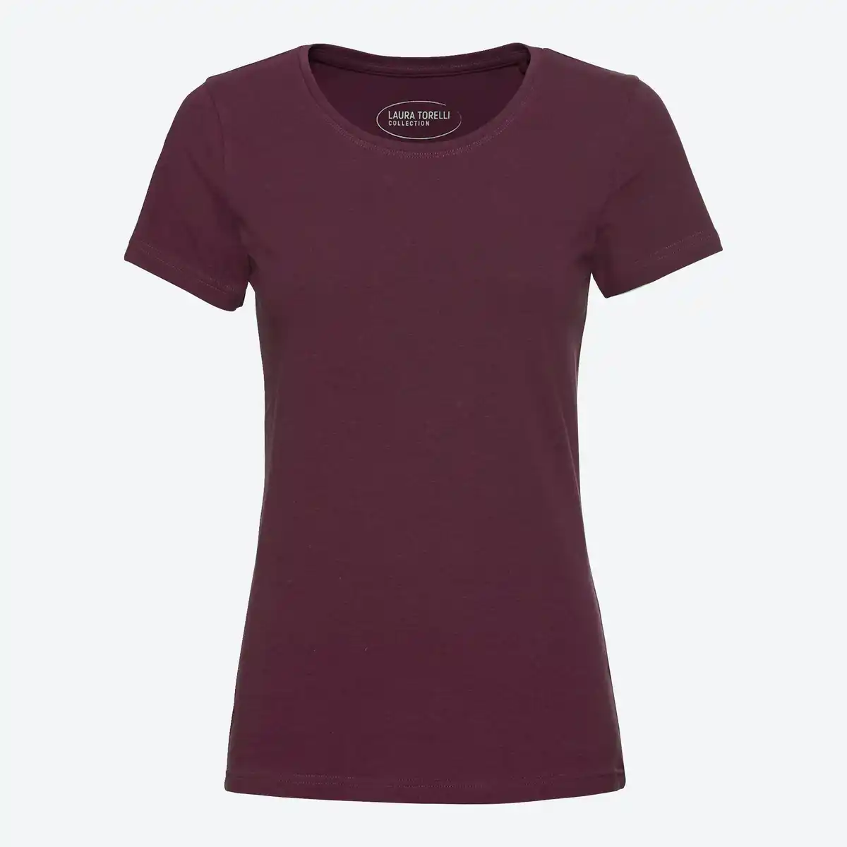 Bild 3 von Damen-T-Shirt mit Rundhalsausschnitt