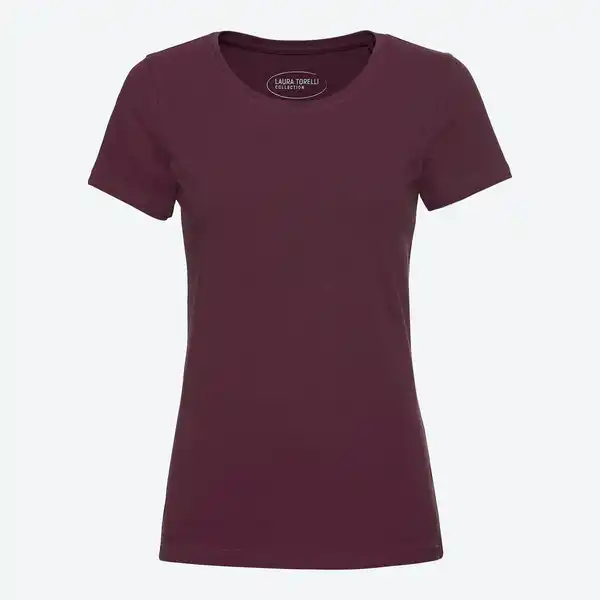 Bild 3 von Damen-T-Shirt mit Rundhalsausschnitt