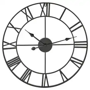 BAUHN Wanduhr, Schwarz