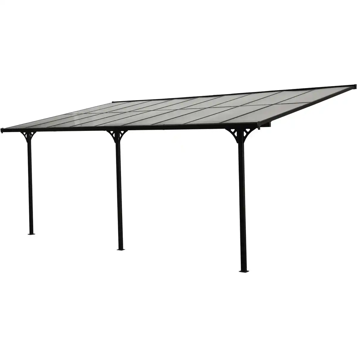 Bild 2 von Westmann Terrassendach Aluminium B x T: 556 cm x 300 cm Schwarz