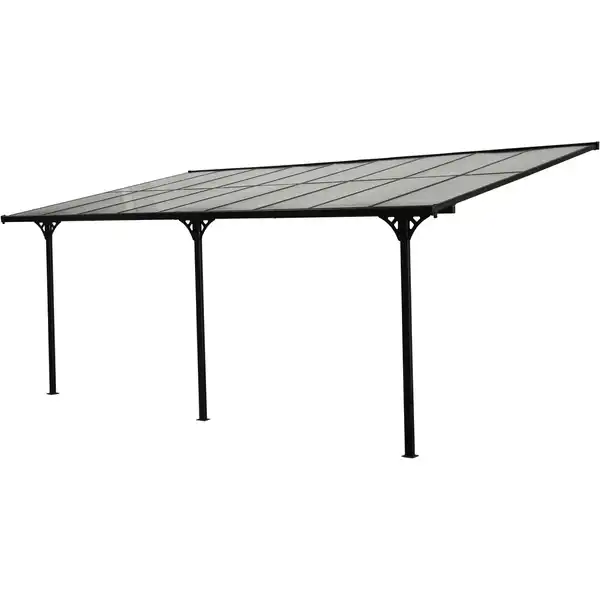Bild 2 von Westmann Terrassendach Aluminium B x T: 556 cm x 300 cm Schwarz