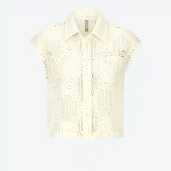Bild 3 von Damen-Blusenshirt in Ajour-Strick