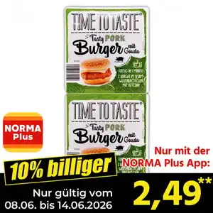 Time To Taste Burger mit Gouda