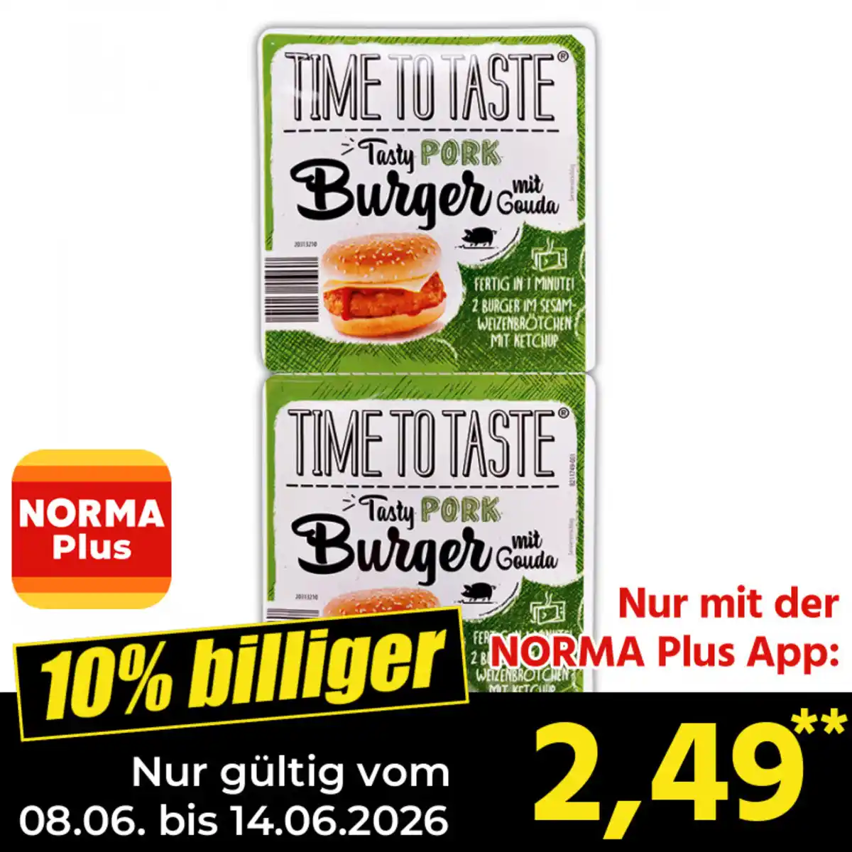 Bild 1 von Time To Taste Burger mit Gouda
