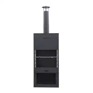 Westmann Grill und Gartenkamin schwarz