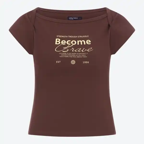 Bild 2 von Damen-T-Shirt mit Frontaufdruck