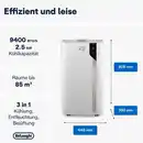 Bild 3 von DeLonghi Klimagerät Mobil Pinguino Extreme PAC EX93 3-teilig