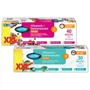 Multitec Allzweck-/ Gefrierbeutel XXL