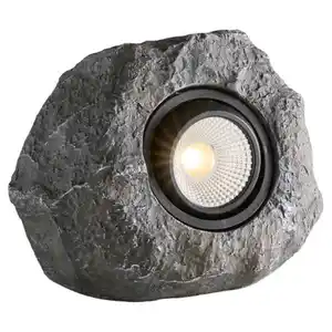 CASALUX Solarleuchte Steinoptik, Stein XL