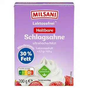 MILSANI Laktosefreie H-Sahne 200 g