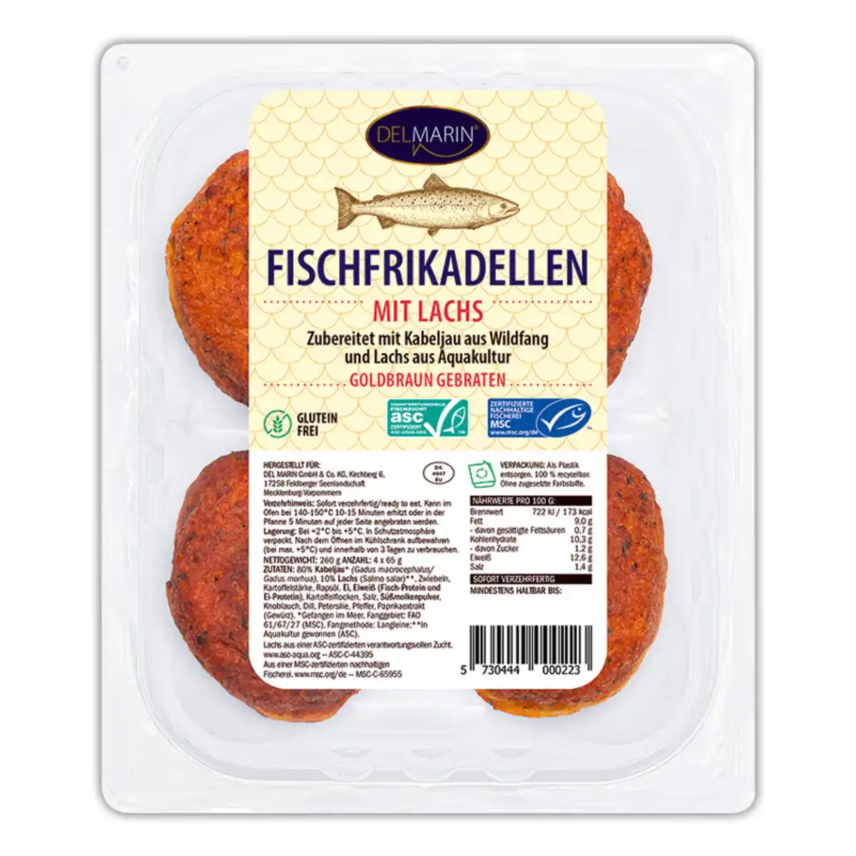 Bild 1 von Del Marin Fischfrikadellen