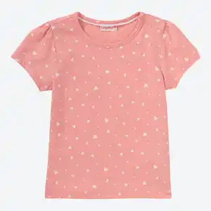 Baby-Mädchen-T-Shirt mit Herzchen-Design
