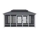 Bild 3 von Sojag Pavillon Olan 1017 Grau-Schwarz 310 cm x 529,5 cm x 291 cm