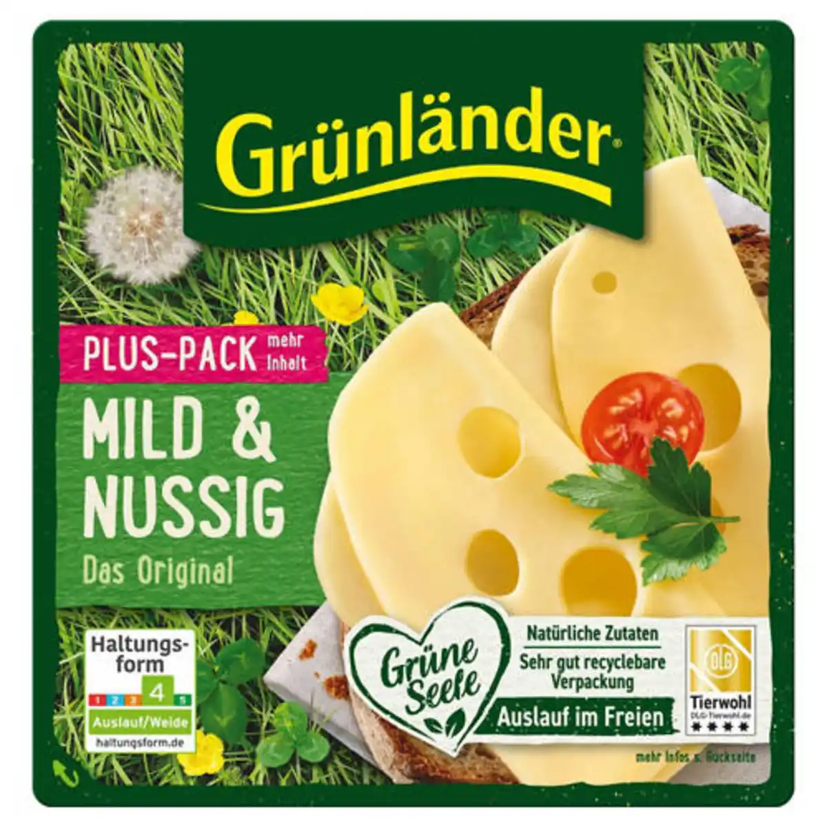 Bild 1 von GRÜNLÄNDER Plus Pack 156 g, Mild Nussig