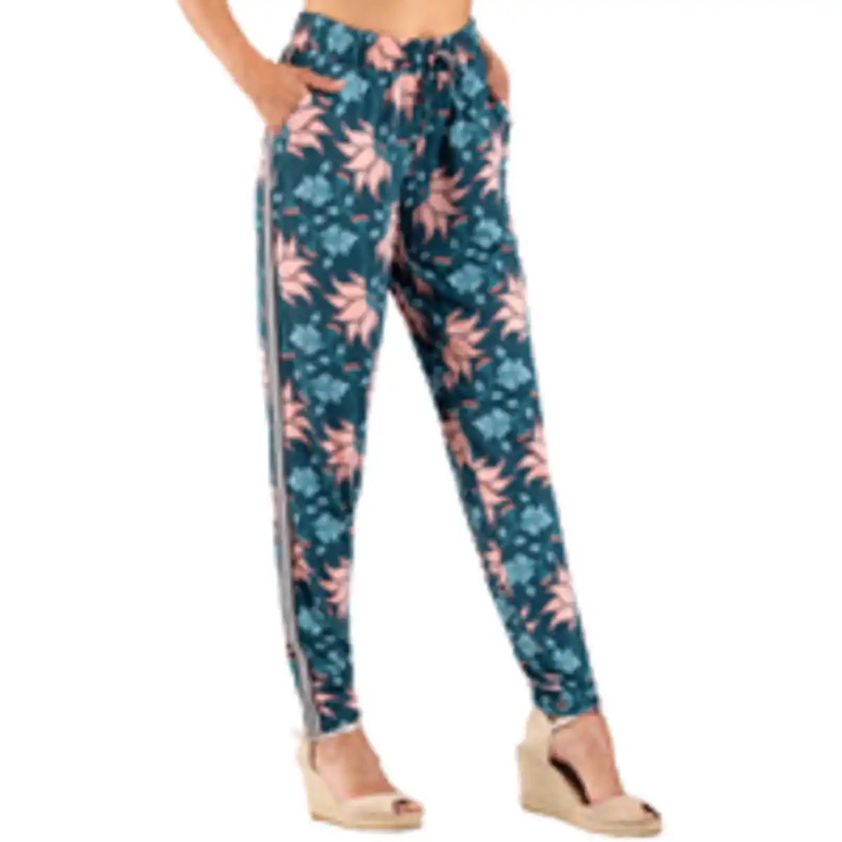 Bild 2 von Trendige Hose mit Kordelzug und Glitzerstreifen