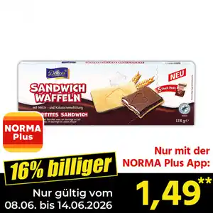 Delicia Sandwich Waffeln