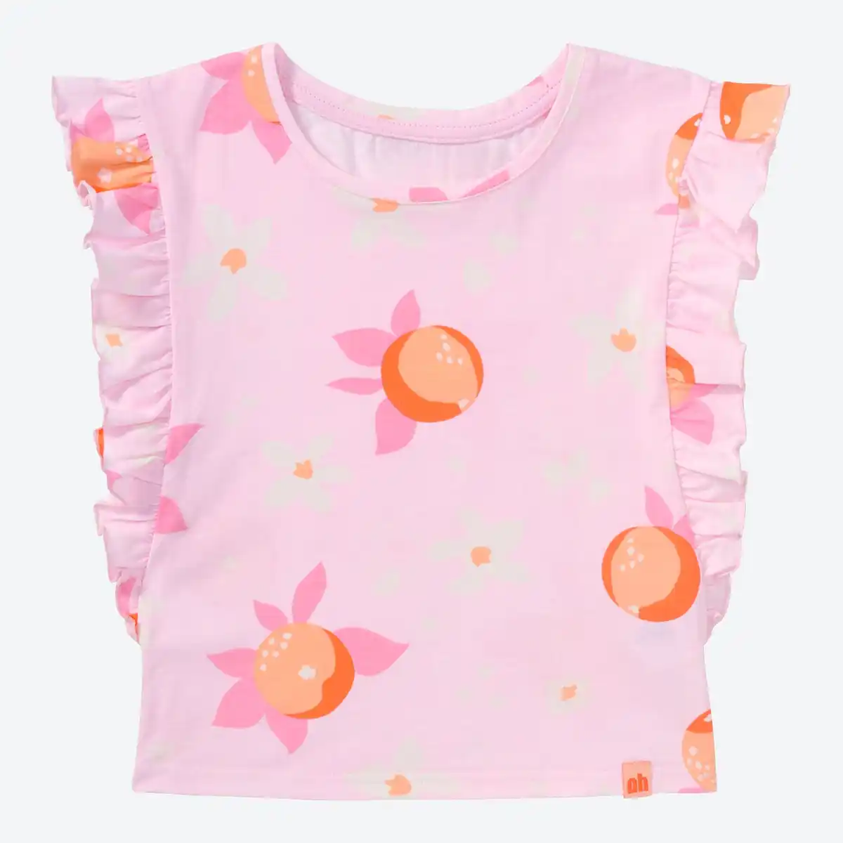Bild 1 von Kinder-Mädchen-T-Shirt mit Rüschen