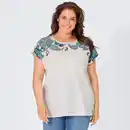 Bild 1 von Damen-T-Shirt mit Paisley-Muster, große Größen