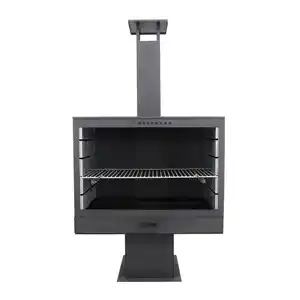 Westmann Grill und Kaminofen schwarz